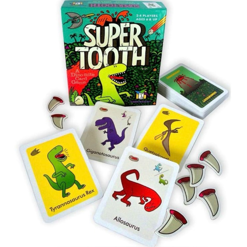 Super Tooth: A Dino-Mite Card Game by Gamewright